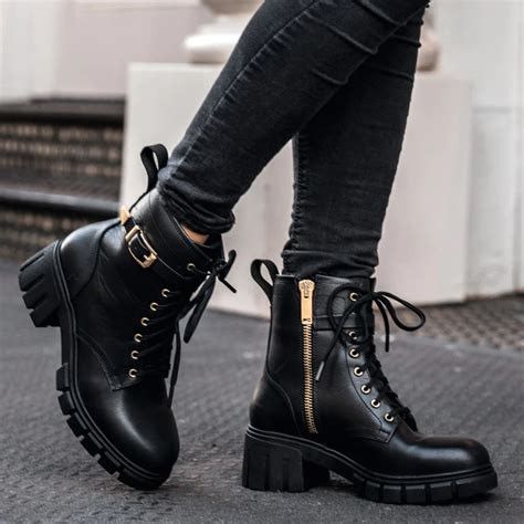 combat boots women designer